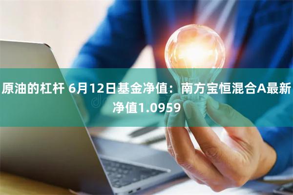 原油的杠杆 6月12日基金净值：南方宝恒混合A最新净值1.0959