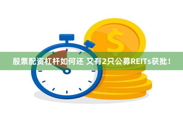 股票配资杠杆如何还 又有2只公募REITs获批！