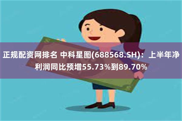 正规配资网排名 中科星图(688568.SH)：上半年净利润同比预增55.73%到89.70%