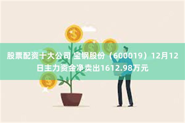 股票配资十大公司 宝钢股份（600019）12月12日主力资金净卖出1612.98万元