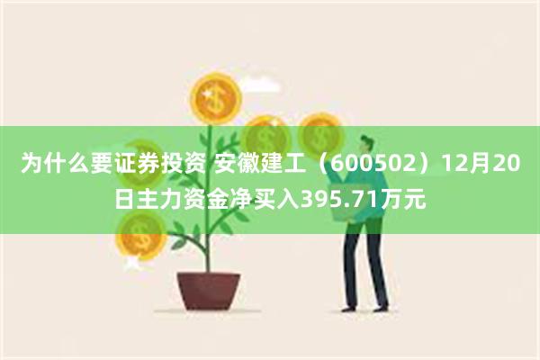 为什么要证券投资 安徽建工（600502）12月20日主力资金净买入395.71万元